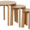 Maxime - Bijzettafels Set Per 3 Oak -meubels winkel product 1000692