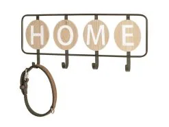 Wandkapstok Mila 50x22x5 Cm Zwart - Eik -meubels winkel product 1004320