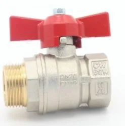 LEVICA Bolkraan Vlinder 1/2" MF