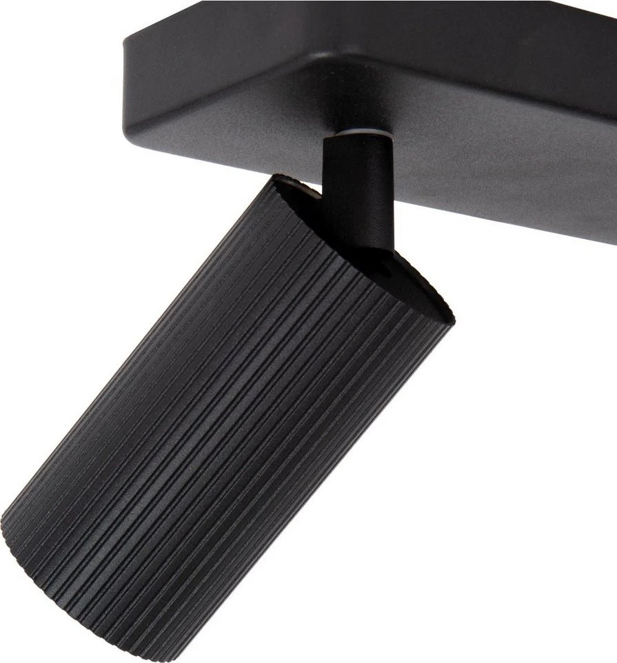 Lucide Clubs Plafondspot 2x GU10 Zwart 6 Lucide Clubs Plafondspot 2x GU10 Zwart - Afbeelding 4