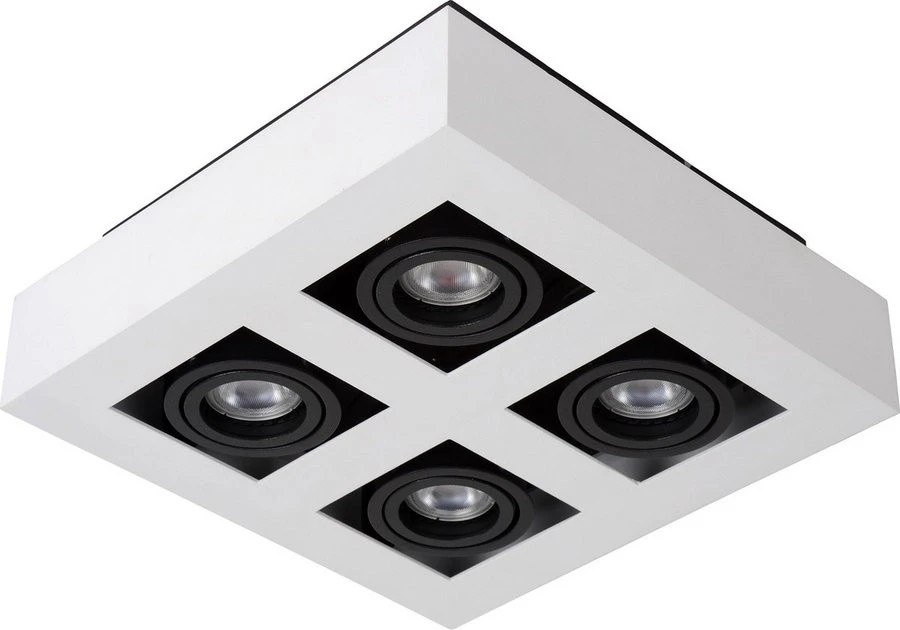 Lucide Xirax Plafondspot Wit 4x 5 W GU10 Dim-to-Warm 4 Lucide Xirax Plafondspot Wit 4x 5 W GU10 Dim-to-Warm - Afbeelding 2