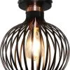 Φαντασία Fantasia Raga Plafondlamp Zwart/Koper 1x E27 Socket 2 Φαντασία Fantasia Raga Plafondlamp Zwart/Koper 1x E27 Socket -meubels winkel product 1009618