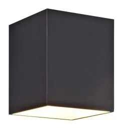 Φαντασία Fantasia Nidum Wandlicht Vierkant Mat Zwart/Goud G9