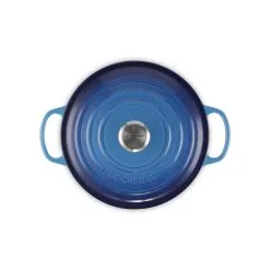 Le Creuset Braad-/Stoofpan Signature Azure - 26 Cm - Rond - 5.3 L -meubels winkel product 1011819