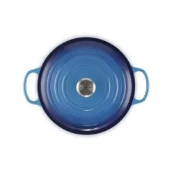 Le Creuset Braad-/Stoofpan Signature Azure - 28 Cm - Rond - 6.7 L -meubels winkel product 1011824