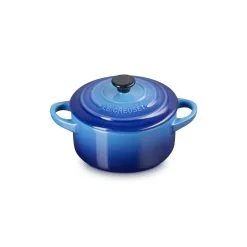 Le Creuset Mini Braad-/Stoofpan 10 Cm Azure - 250 Ml - Aardewerk -meubels winkel product 1011827
