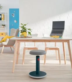 Leitz Cosy Ergo Zit-Sta Stoel Fluweel Grijs -meubels winkel product 1014091