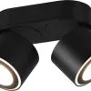 Rio International Trio Taurus Opbouwspot Led Mat Zwart 2x 5W 3000K 450Lm -meubels winkel product 1017696