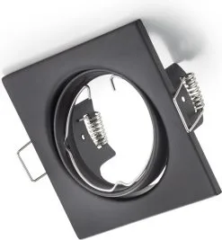 Rio International Trio Jura Inbouwspot Vierkant Mat Zwart 8x8 Cm GU10 -meubels winkel product 1017705