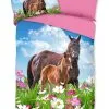 Good Morning Dekbedovertrek Kids Katoen Dora Paard - 140x220 Cm -meubels winkel product 1019249