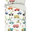 Good Morning Dekbedovertrek Kids Katoen Traffic Multi - 140x220 Cm -meubels winkel product 1019260
