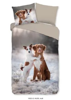 Good Morning Dekbedovertrek Kids Katoen Hugs Multi - 140x220 Cm