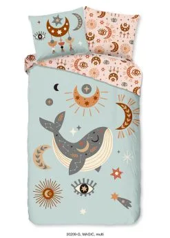 Good Morning Dekbedovertrek Kids Katoen Magic Multi - 140x220 Cm