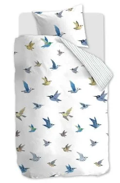 Fiep Amsterdam Fiep Dekbedovertrekset Katoen Kids Vogels Multi - 140x220 Cm