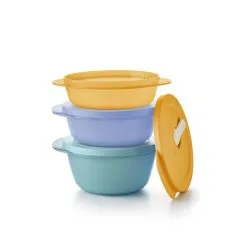 Tupperware Bewaardoos Store, Serve & Go Medium - Set 3 Stuks