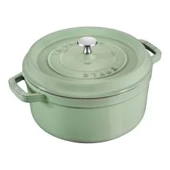 Staub Cocotte Rond 24 Cm Salie Gietijzer - 3.8 L