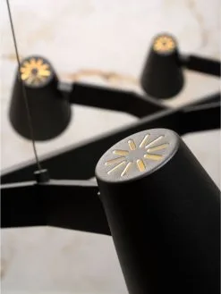 It's About RoMi Biarritz Hanglamp Zwart 6 Armen -meubels winkel product 1023494