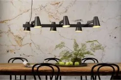 It's About RoMi Biarritz Hanglamp Zwart 6 Armen -meubels winkel product 1023496