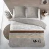Cottons Dekbedovertrekset Anke Katoen Grey - 240x220 Cm -meubels winkel product 1023770