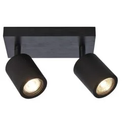 Good & Mojo Java Plafondspot Zwart 2x GU10