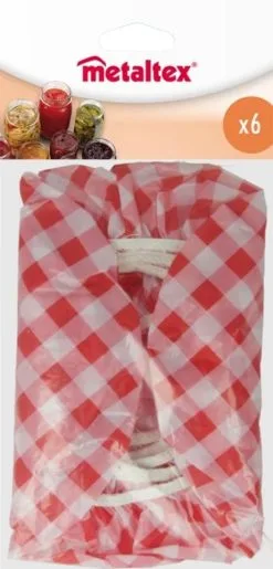 Metaltex Deksels Voor Potten Set 6 Stuks Kunststof