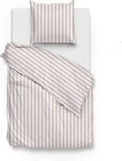 Zo! Home Zo!Home Dekbedovertrekset Banda Di Lino Shell Nude - 140x220 Cm
