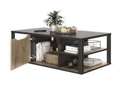 Salontafel Buxton 110x60cm Artisan Oak / Black -meubels winkel product 1031828