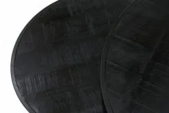 Salontafel Lars Set Per 2 Massief Hout Zwart -meubels winkel product 1031874