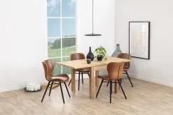 Stoel Batilda Retro Brandy - Black Base -meubels winkel product 1032811