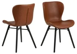 Stoel Batilda Retro Brandy - Black Base