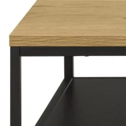 Gila Salontafel 120x60x42 Cm Wild Oak/ Black -meubels winkel product 1032898