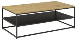 Gila Salontafel 120x60x42 Cm Wild Oak/ Black