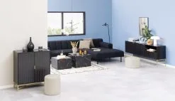 Dice Salontafel Set Per 2 Marble Marquina Black -meubels winkel product 1032913