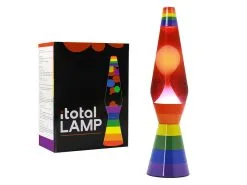 I-Total Lavalamp Regenboogkleuren 40 Cm Love Is Love