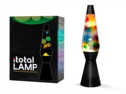 I-Total Lava Lamp Zwart Rainbow 36 Cm