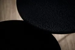 Set Bijzettafels Metaal D54 X H40/35 Black -meubels winkel product 1033752