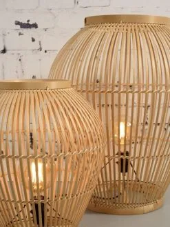 Good & Mojo Tuvalu Vloerlamp Bamboe Naturel -meubels winkel product 1034283