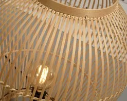 Good & Mojo Tuvalu Vloerlamp Bamboe Naturel -meubels winkel product 1034284