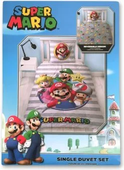 FORTNITE Nintendo Dekbedovertrekset Mario 140x200 Cm Katoen -meubels winkel product 1034315