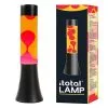 I-Total Lavalamp Zwart 30 Cm Rood/Gele Vloeistof