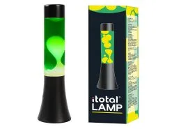 I-Total Lavalamp Zwart 30 Cm Groen/Wit Vloeistof
