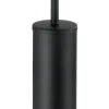 Wenko Orea Toiletborstelhouder RVS Mat Zwart - Vrijstaand - Hoog Model -meubels winkel product 1038028