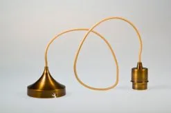 Niederau Pendelophanging E27 Brons 120cm