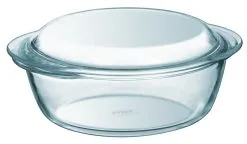 Pyrex Ronde Schotel Met Deksel Glas 1.4 L