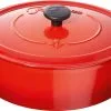 Fontignac Cocotte Ovaal 33cm/2.2L Rood - Mains Libres - Gietijzer -meubels winkel product 136684