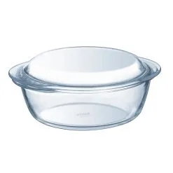 Pyrex Ronde Schotel Met Deksel Glas 3.5 L