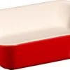 Staub Gratineerschaal Rechthoekig Kersenrood - 14x11cm/0.4L - Keramiek