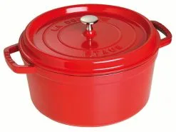 Staub Cocotte Rond 30cm Kersenrood - Gietijzer