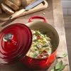 Le Creuset Braad-/Stoofpan Ovaal 4.1 L Kersenrood - 27 Cm - Gietijzer -meubels winkel product 191142