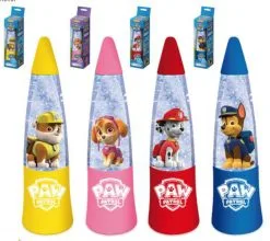 Lamp 15cm LED Glitter - Shake And Shine Paw Patrol - Assorti